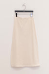 SWAYING 25 Spring/Summer Water Ripple Straight Skirt SW-SW25SS3B06C1-BAI White